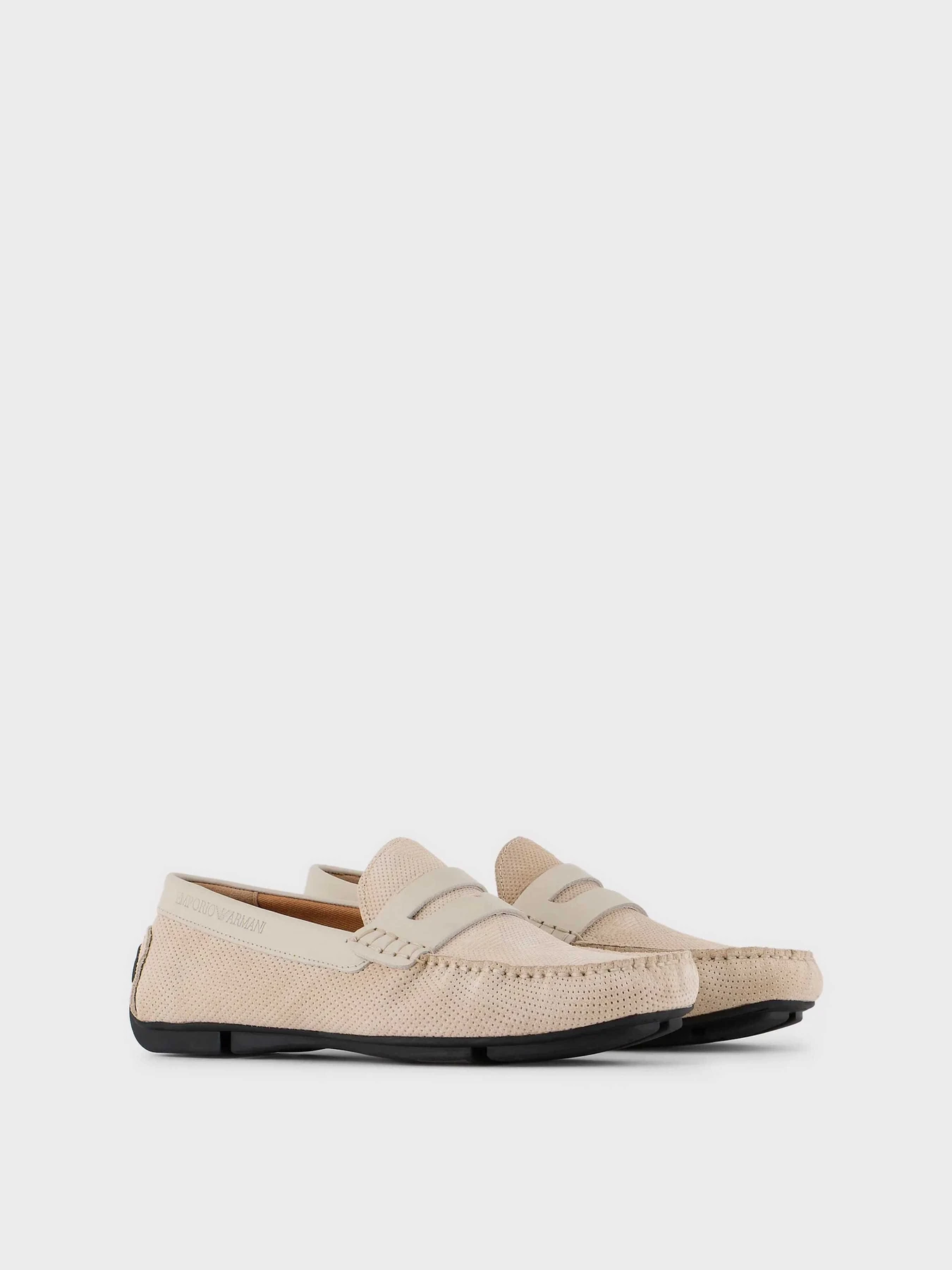 Слипоны и мокасины Emporio Armani модель X4B146-XN784-S747 Фото