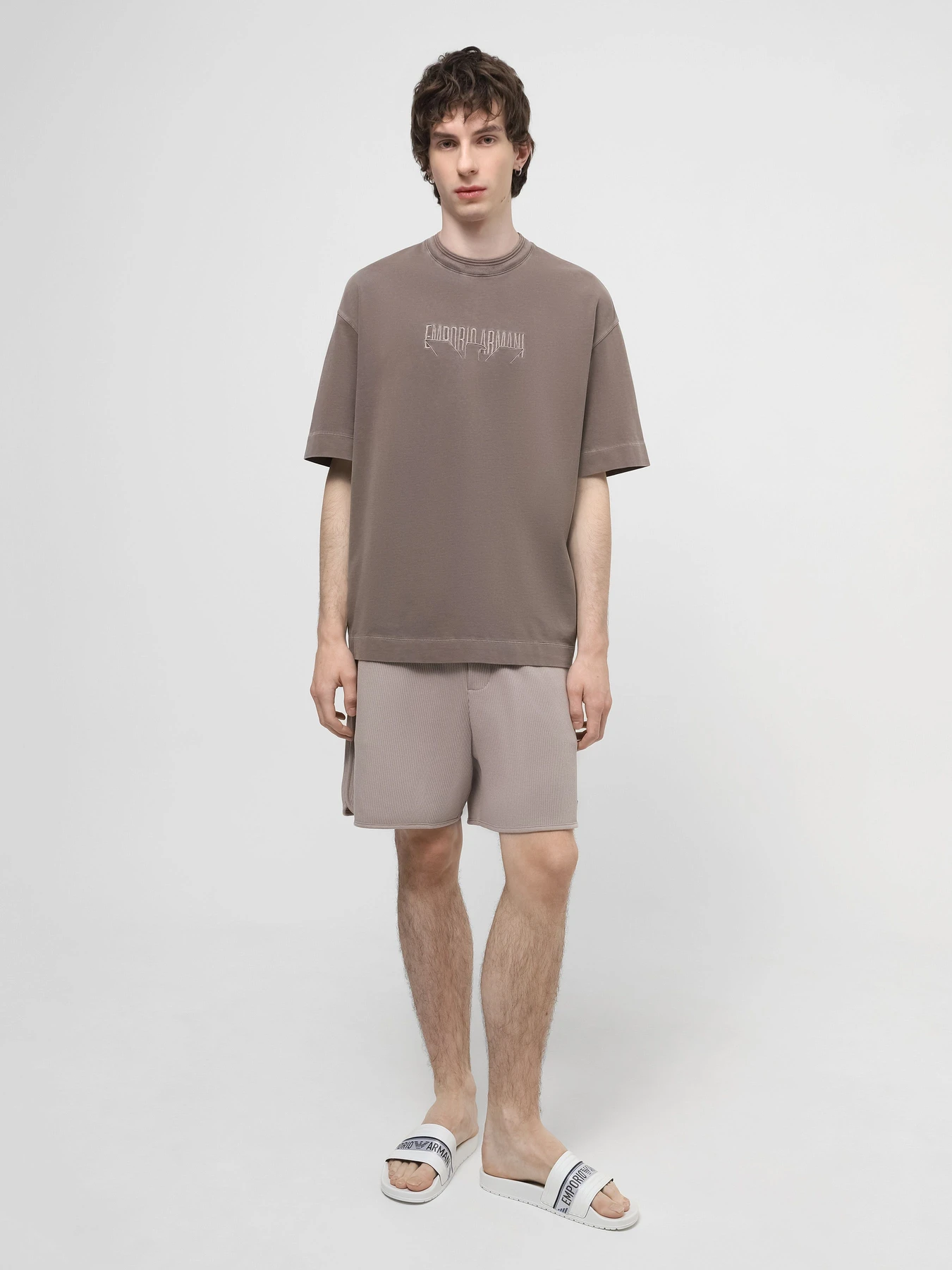 Шльопанці Emporio Armani модель XVPS06-XN999-T635 Фото