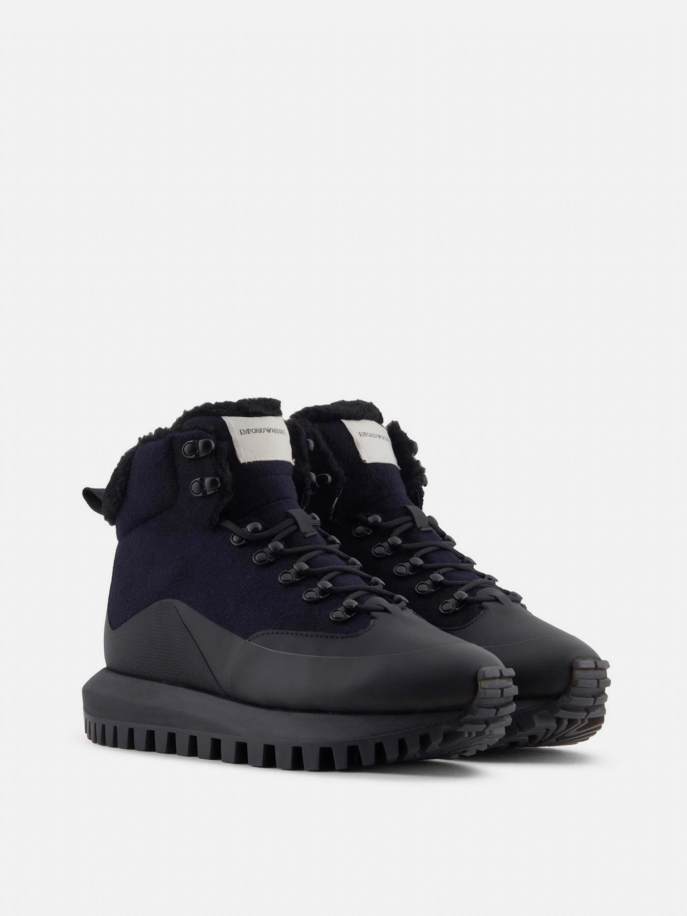 Ботинки и сапоги Emporio Armani модель X4Z134-XR197-U215 Ботинки и сапоги Emporio Armani модель X4Z134-XR197-U215 Фото