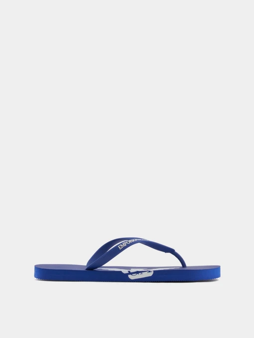 Шлёпанцы Emporio Armani модель XVQS08-XN746-U540 Фото