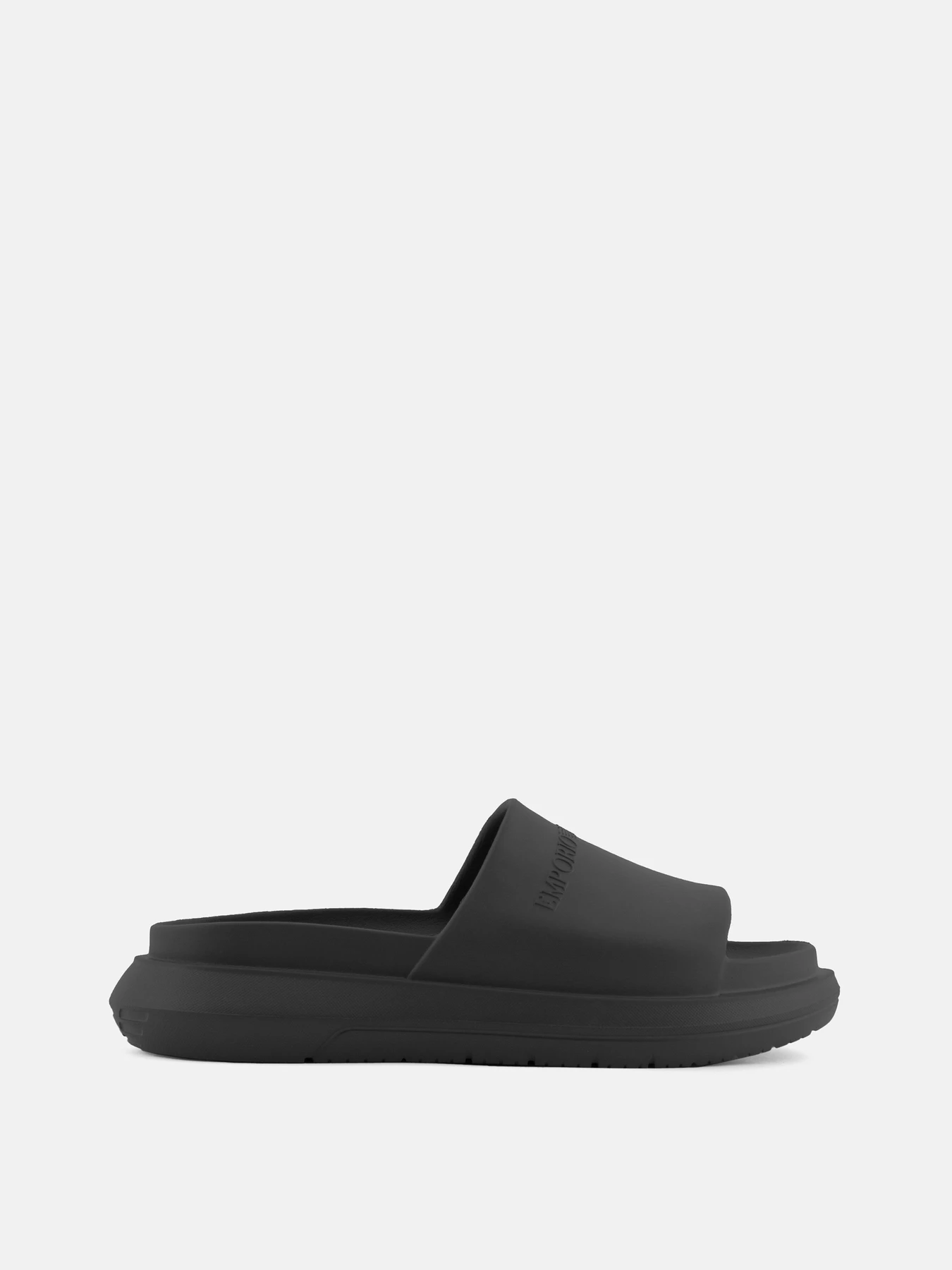 Шлёпанцы Emporio Armani модель EM005960-AF26000-UC001 Шлёпанцы Emporio Armani модель EM005960-AF26000-UC001 Фото