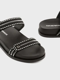 Шлёпанцы Emporio Armani модель X3P778-XF676-B168 Фото