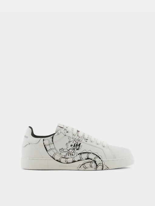 Кеды Emporio Armani Chinese New Year модель EW000045-AF10032-U0003 Фото