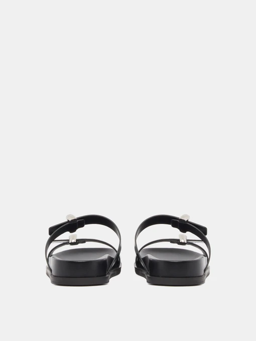 Шкіряні Жіночі Шльопанці Emporio Armani фото 2