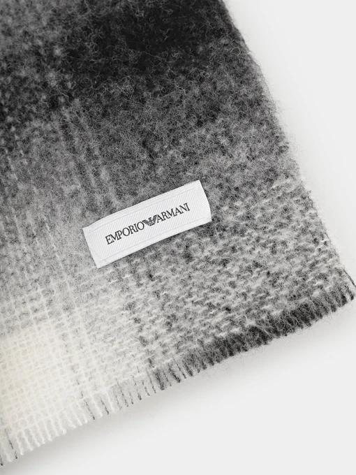 Emporio Armani Шарф колір чорний фото 2