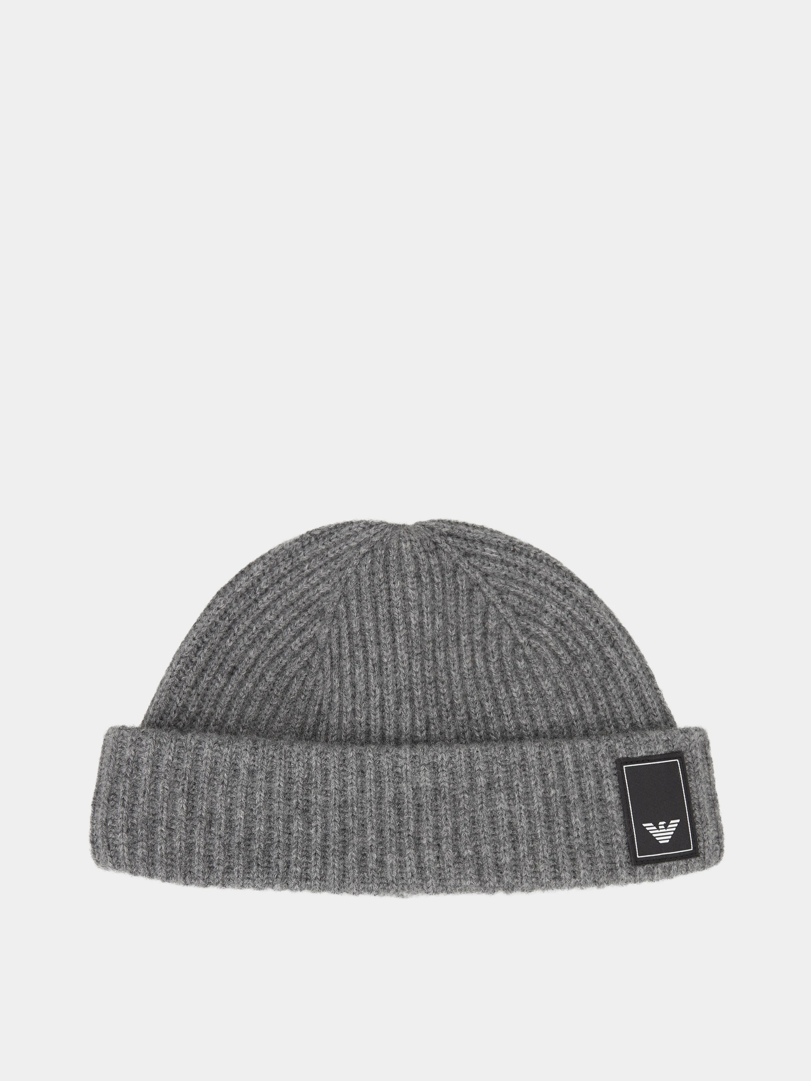 Emporio Armani Шапка колір сірий
