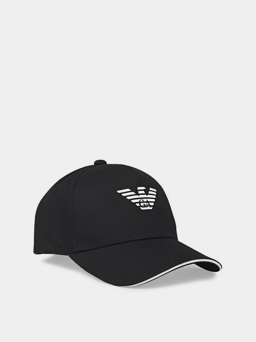 Emporio Armani Кепка колір чорний фото 3