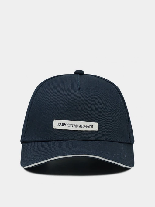 Emporio Armani Кепка колір синій фото 3