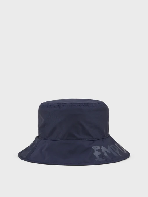 Emporio Armani Панама колір синій фото 2