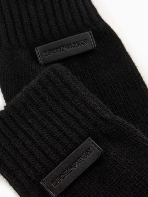 Emporio Armani Рукавички колір чорний фото 3
