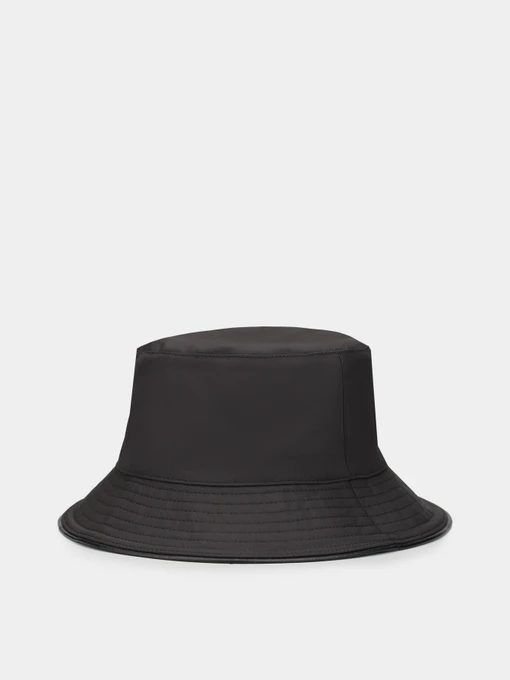 Emporio Armani Панама колір чорний фото 2