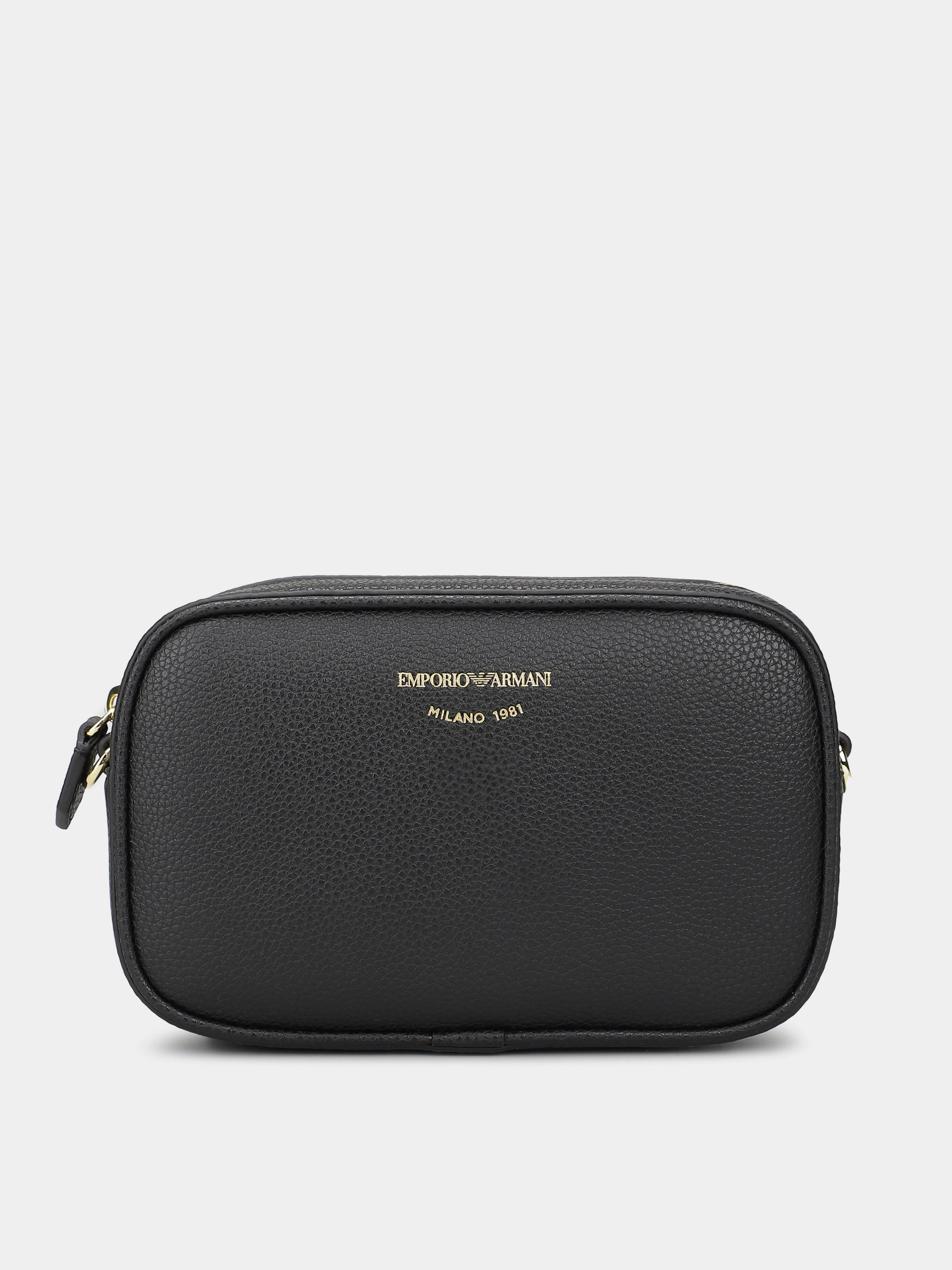 Emporio Armani Крос-боді колір чорний