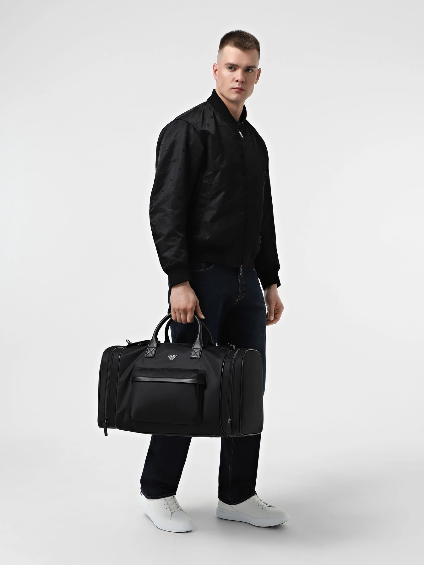 Дорожные сумки и чемоданы Emporio Armani модель EM001794-AF13454-UC001 Фото
