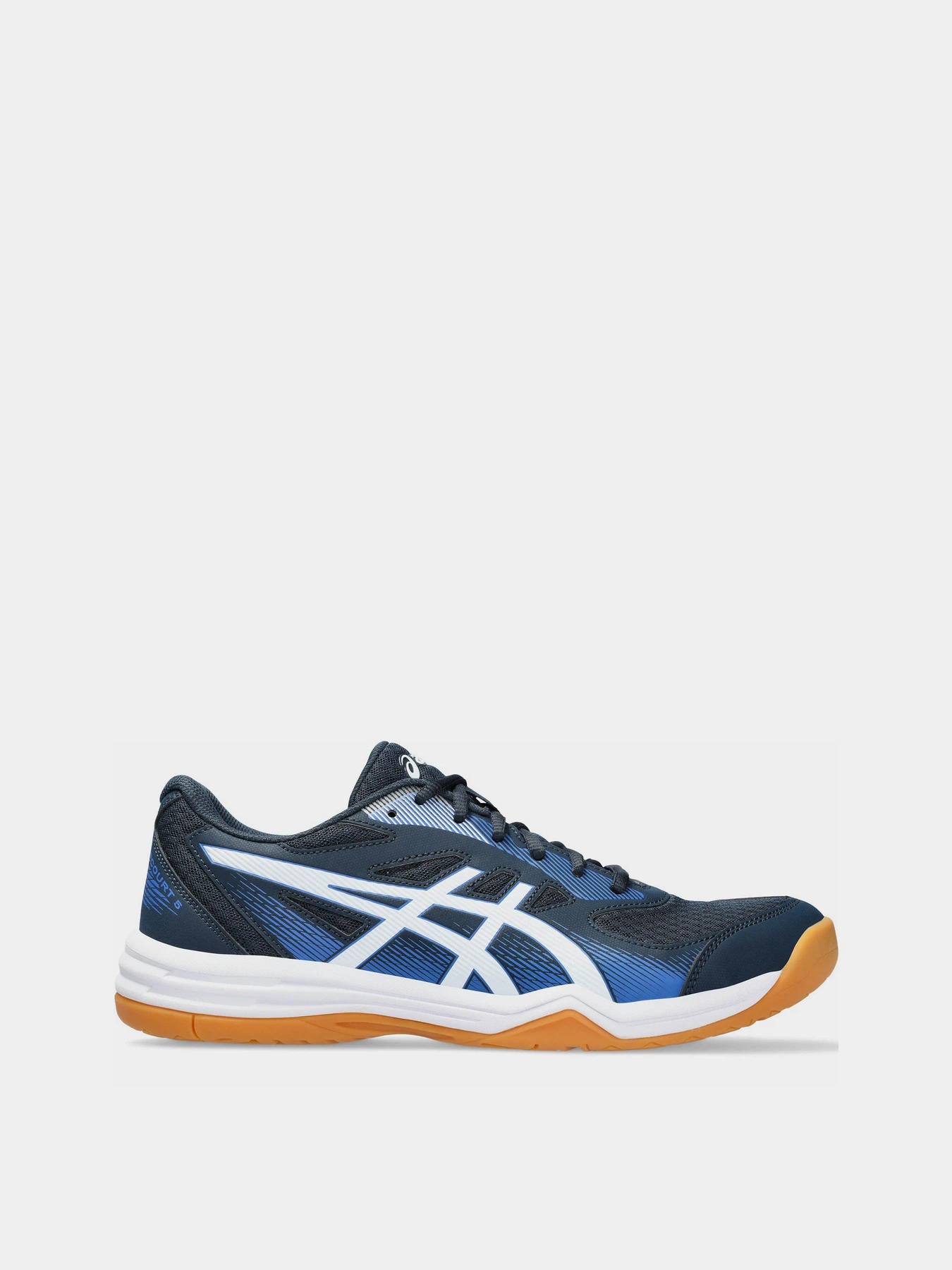 Кросівки Asics Upcourt 5 модель 1071A086-403 Синій, білий Кросівки Asics Upcourt 5 модель 1071A086-403 Синій, білий Фото