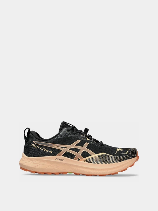 Кроссовки Asics Fuji Lite 4 модель 1012B514-001 Чорний, персиковий Фото