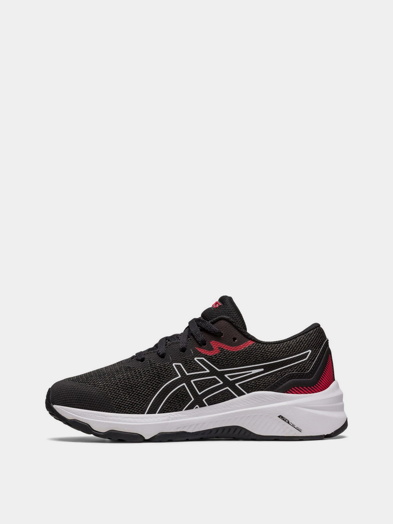 Кроссовки Asics GT-1000 11 модель 1014A237-008 Чорний, червоний Фото