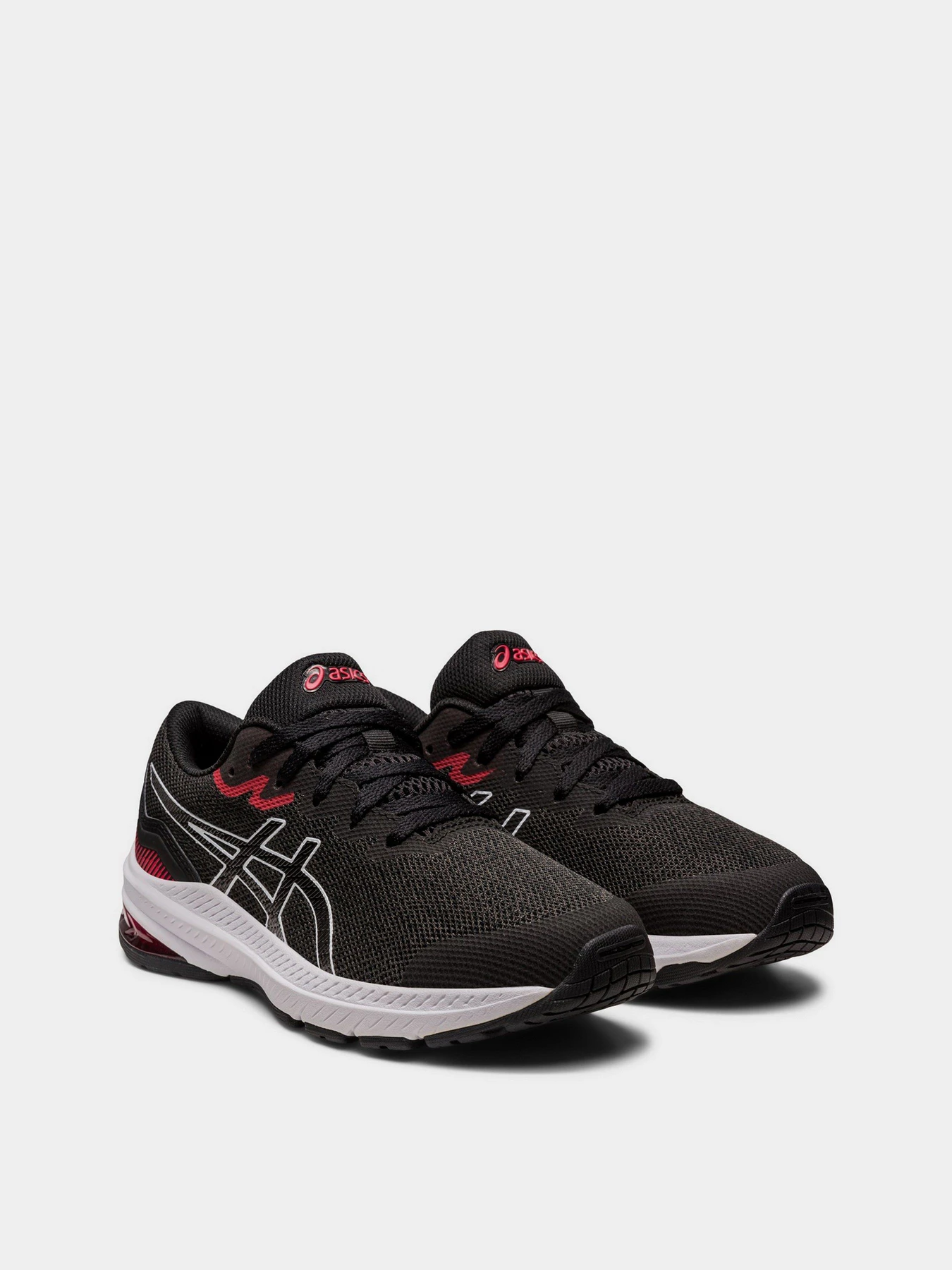 Кроссовки Asics GT-1000 11 модель 1014A237-008 Чорний, червоний Фото