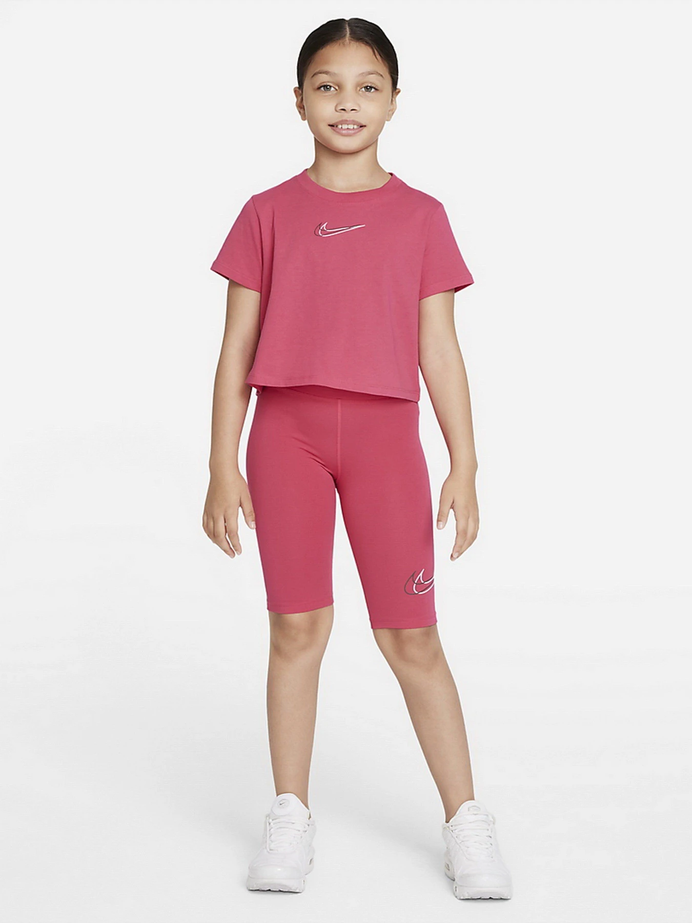 Шорти NIKE Sportswear Big Kids модель DQ5374-666 Шорти NIKE Sportswear Big Kids модель DQ5374-666 Фото