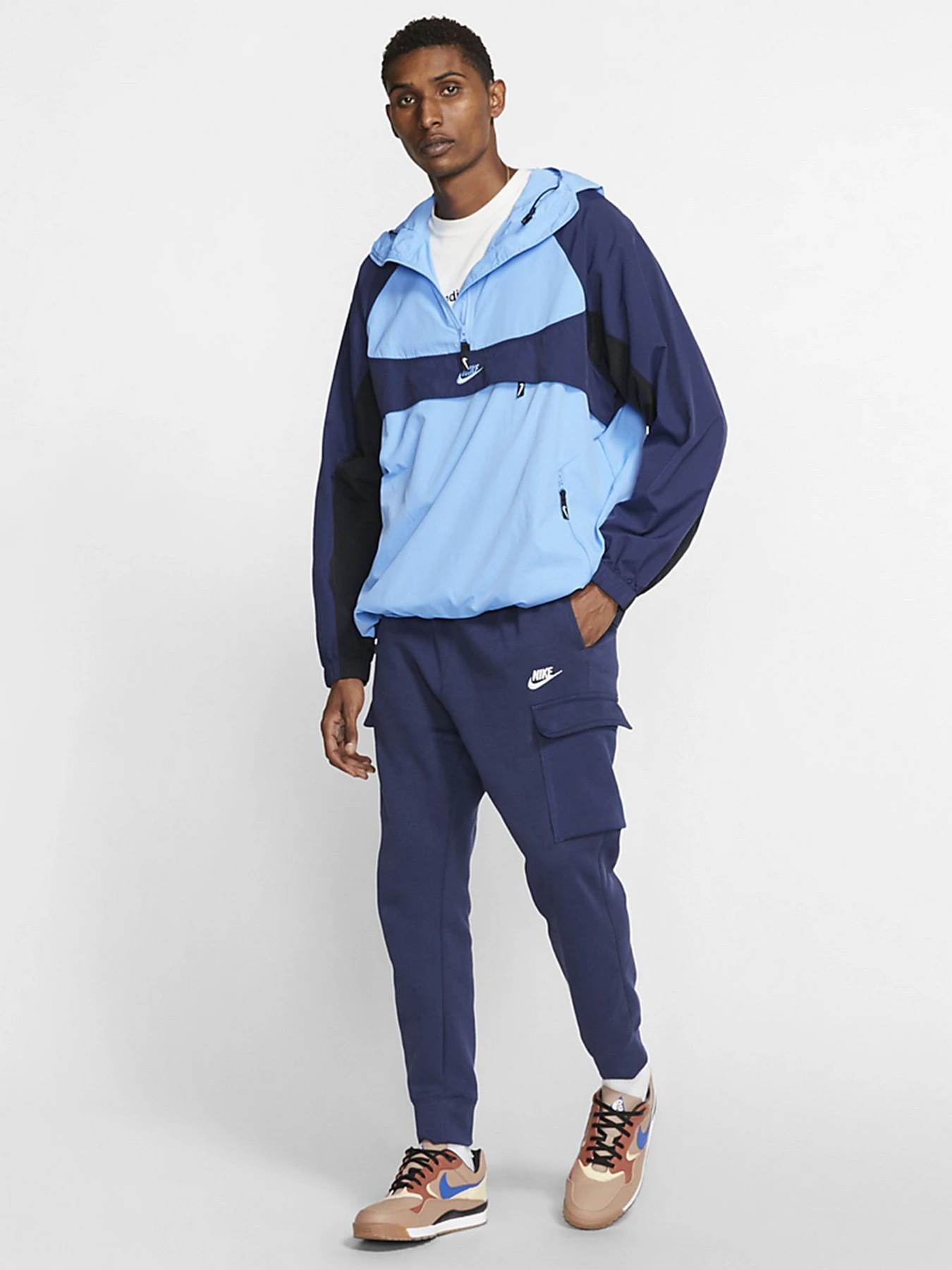 Брюки NIKE Sportswear Club Fleece модель CD3129-410 Брюки NIKE Sportswear Club Fleece модель CD3129-410 Фото