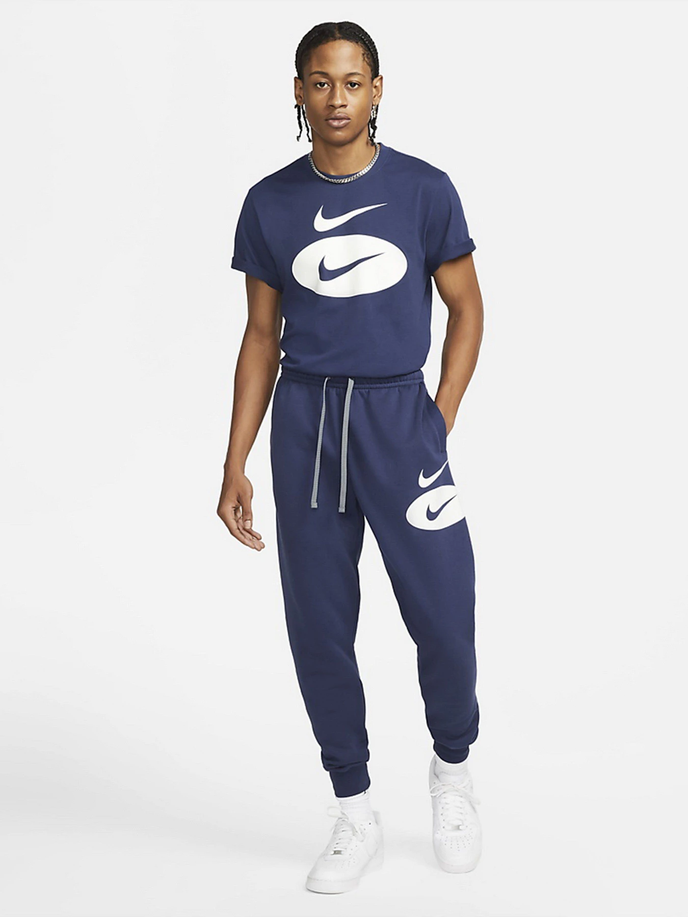 Брюки NIKE Sportswear Swoosh League модель DM5467-410 Брюки NIKE Sportswear Swoosh League модель DM5467-410 Фото