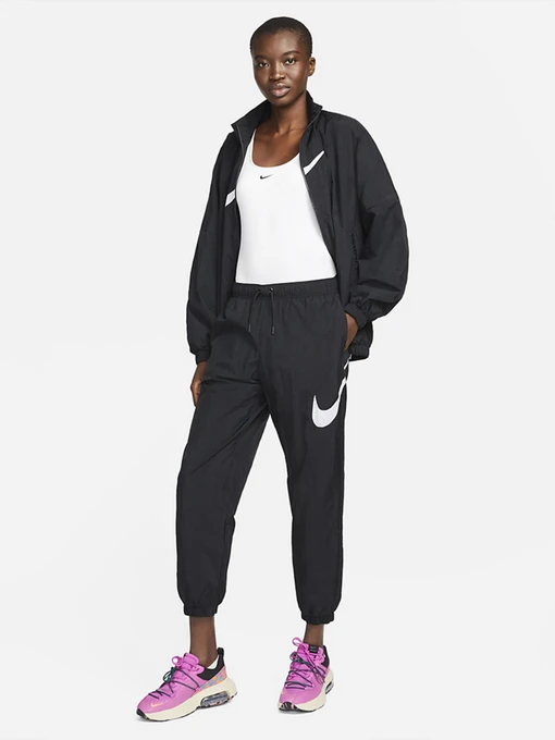 Брюки NIKE  Essentials Mid-Rise Woven Pant модель DM6183-010 Фото