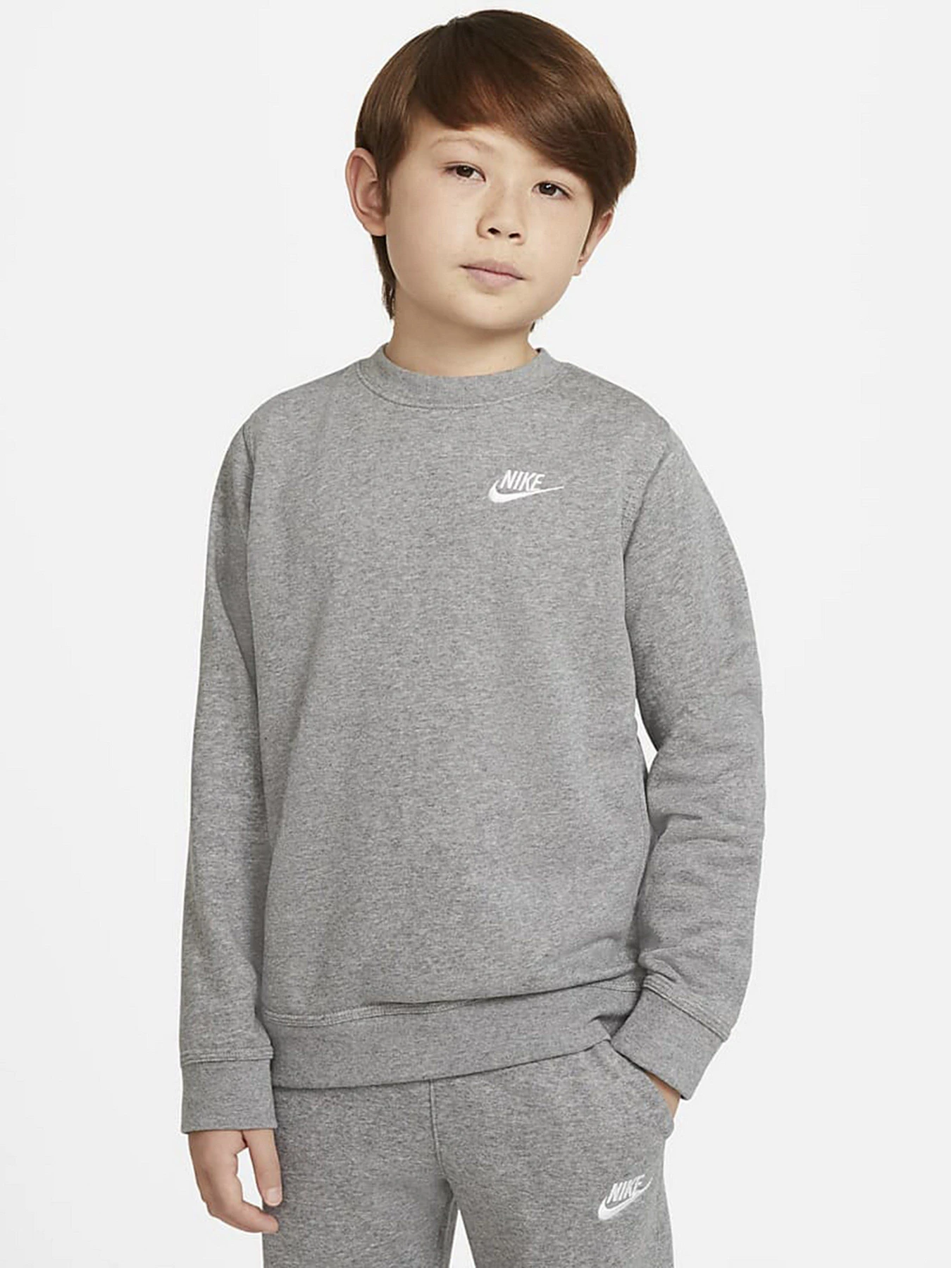 Худі та світшоти NIKE French Terry Crew модель DA0861-091 Худі та світшоти NIKE French Terry Crew модель DA0861-091 Фото