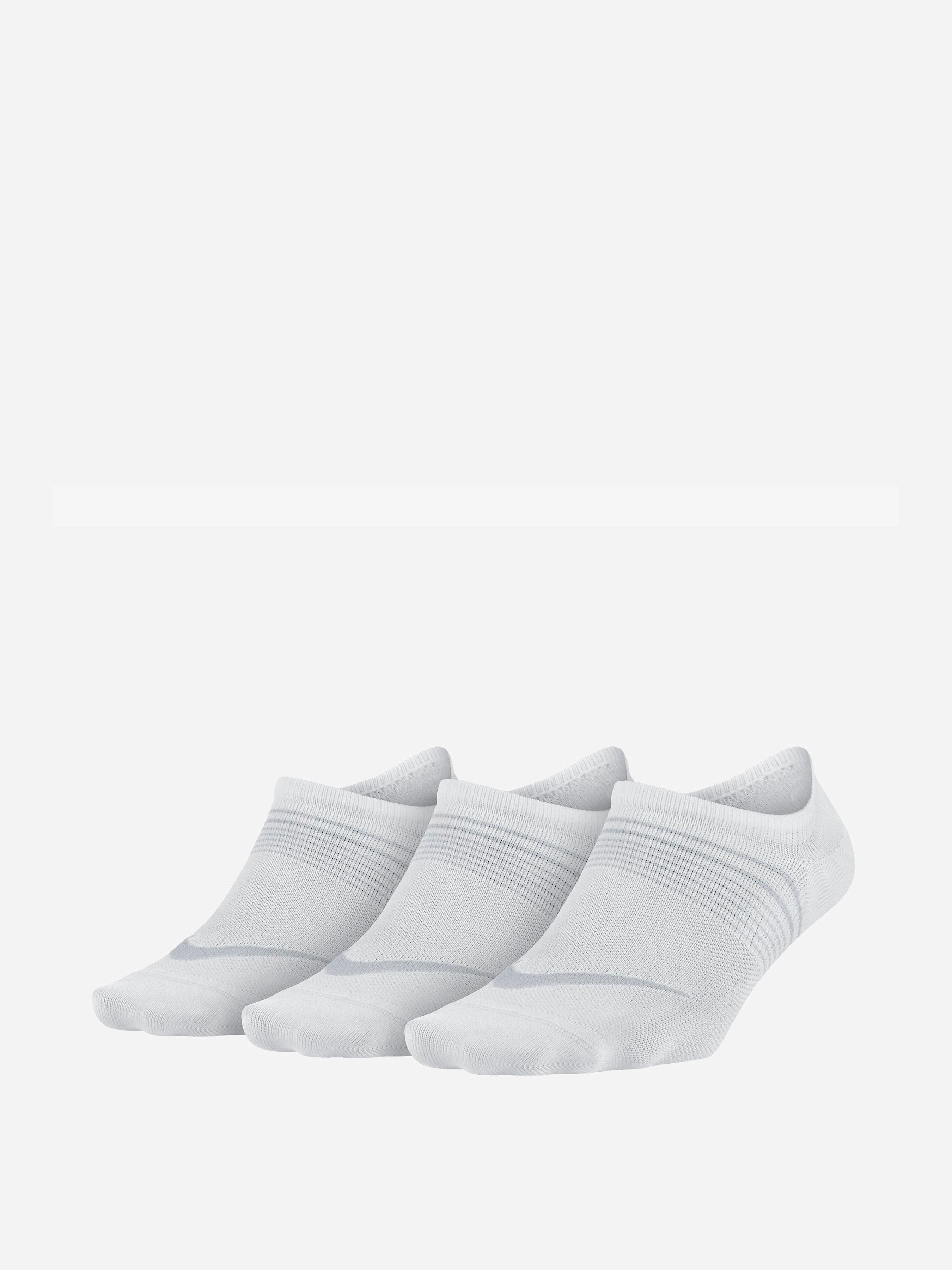 NIKE EVERYDAY PLUS LTWT FOOTIE Набір шкарпеток колір білий