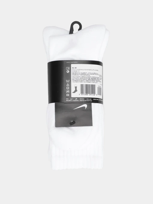 NIKE CUSHIONED Набір шкарпеток колір білий фото 2