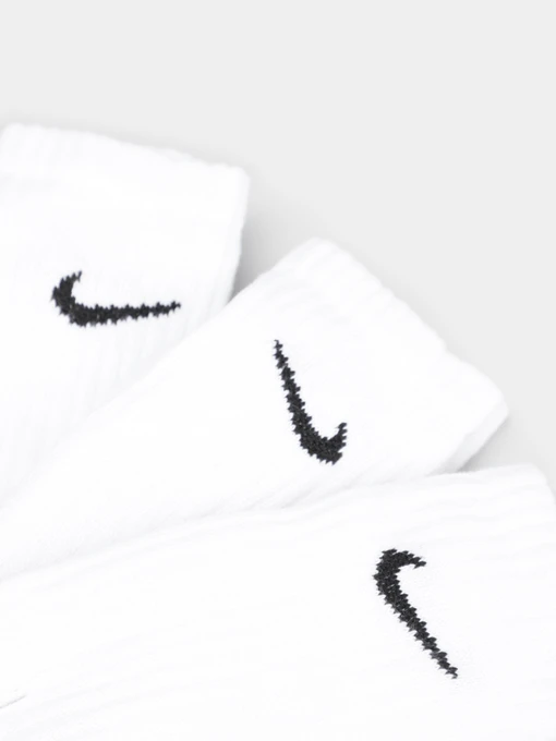 NIKE CUSHIONED Набір шкарпеток колір білий фото 3