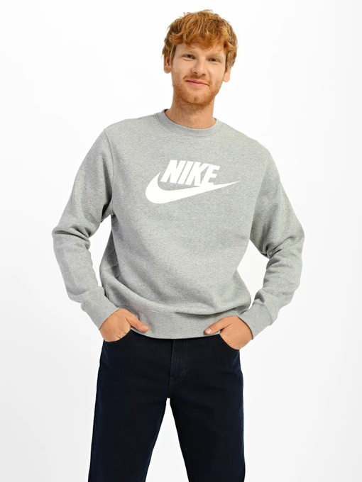 Худі та світшоти NIKE Sportswear Club Fleece Graphic Crew модель DQ4912-063 Фото