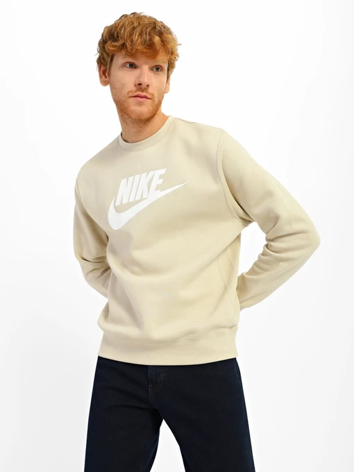 Худі та світшоти NIKE Sportswear Club Fleece Graphic Crew модель DQ4912-206 Фото