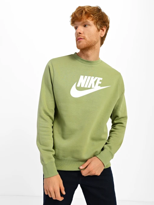 Худі та світшоти NIKE Sportswear Club Fleece Graphic Crew модель DQ4912-334 Фото