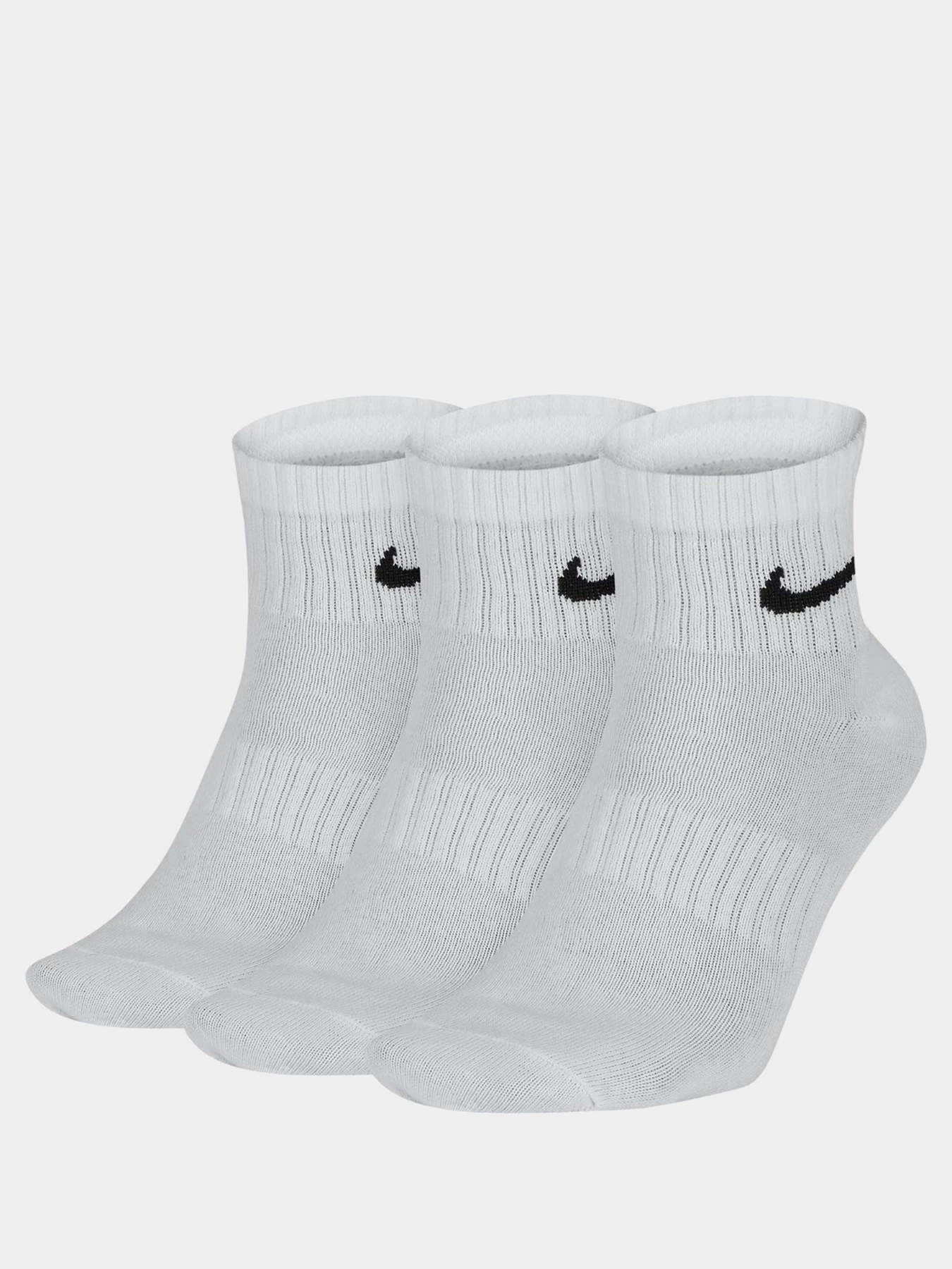 Шкарпетки та гольфи NIKE Everyday Lightweight Ankle модель SX7677-100 Фото