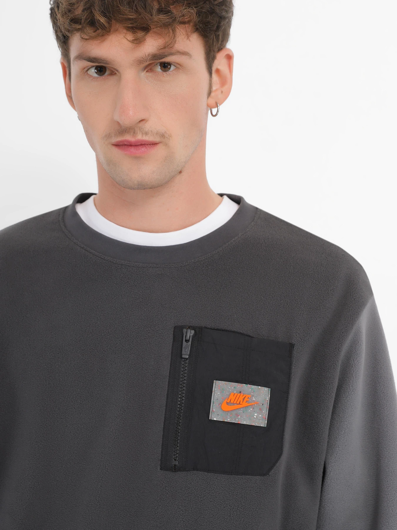 Худі та світшоти NIKE Sportswear Therma-FIT модель DQ5104-070 Худі та світшоти NIKE Sportswear Therma-FIT модель DQ5104-070 Фото