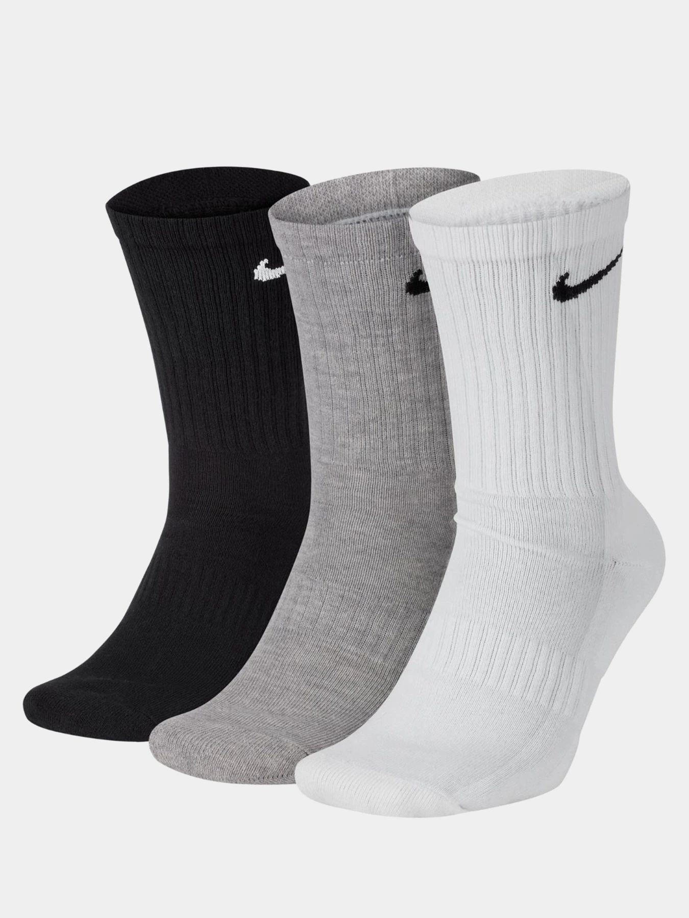 Шкарпетки та гольфи NIKE Everyday Cushion Crew модель SX7664-901 Фото