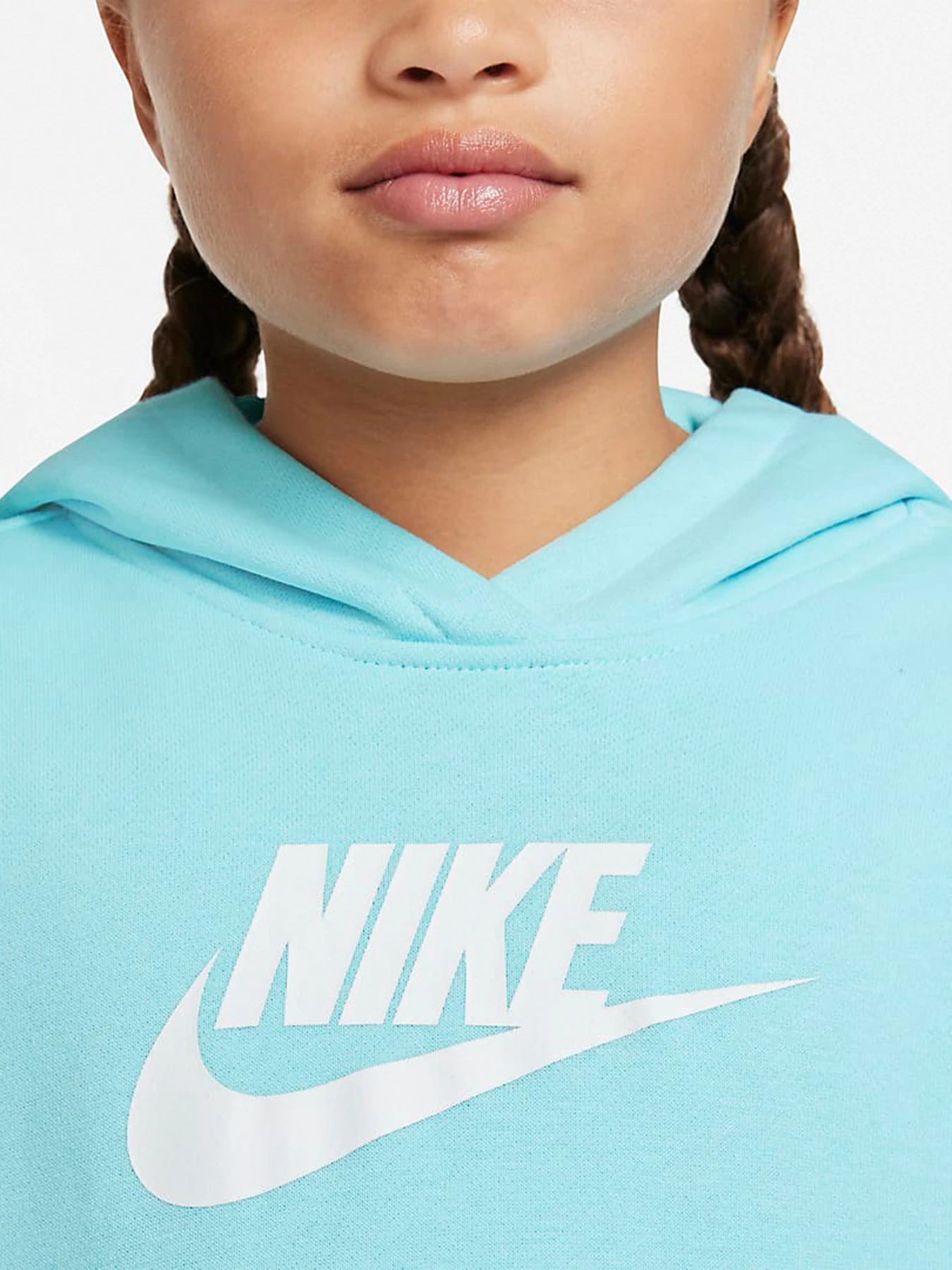 Худи и свитшоты NIKE G Nsw Club Ft Crop модель DC7210-482 Фото