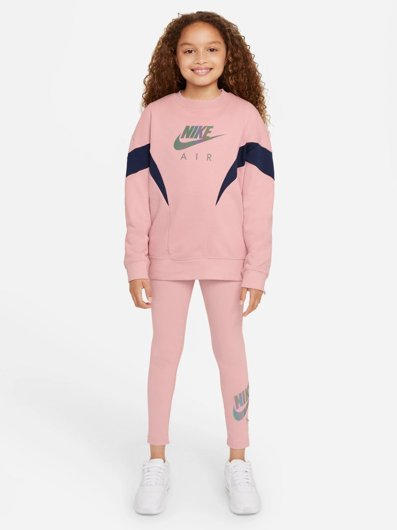 Худі та світшоти NIKE Girls NSW Air Crew модель DD7135-630 Худі та світшоти NIKE Girls NSW Air Crew модель DD7135-630 Фото