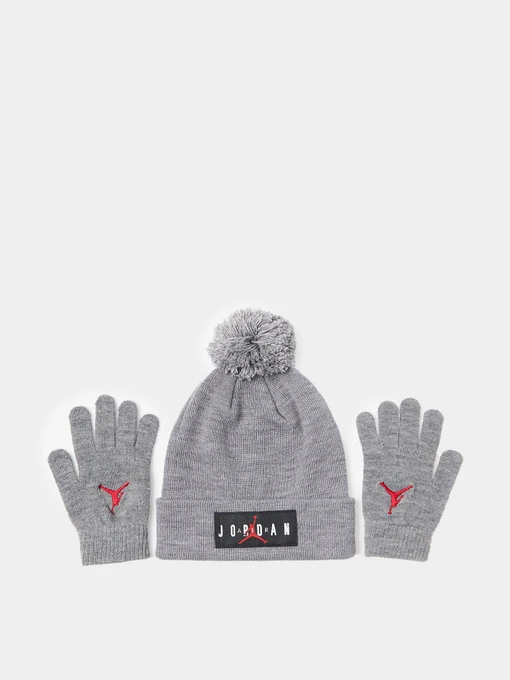 Шапки та кепки NIKE  Jan Hbr Pom Beanie Set модель 8A0576-GEH Фото
