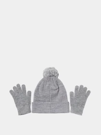 Шапки та кепки NIKE Jan Hbr Pom Beanie Set модель 8A0576-GEH Фото