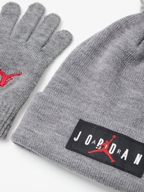 Шапки та кепки NIKE Jan Hbr Pom Beanie Set модель 8A0576-GEH Фото