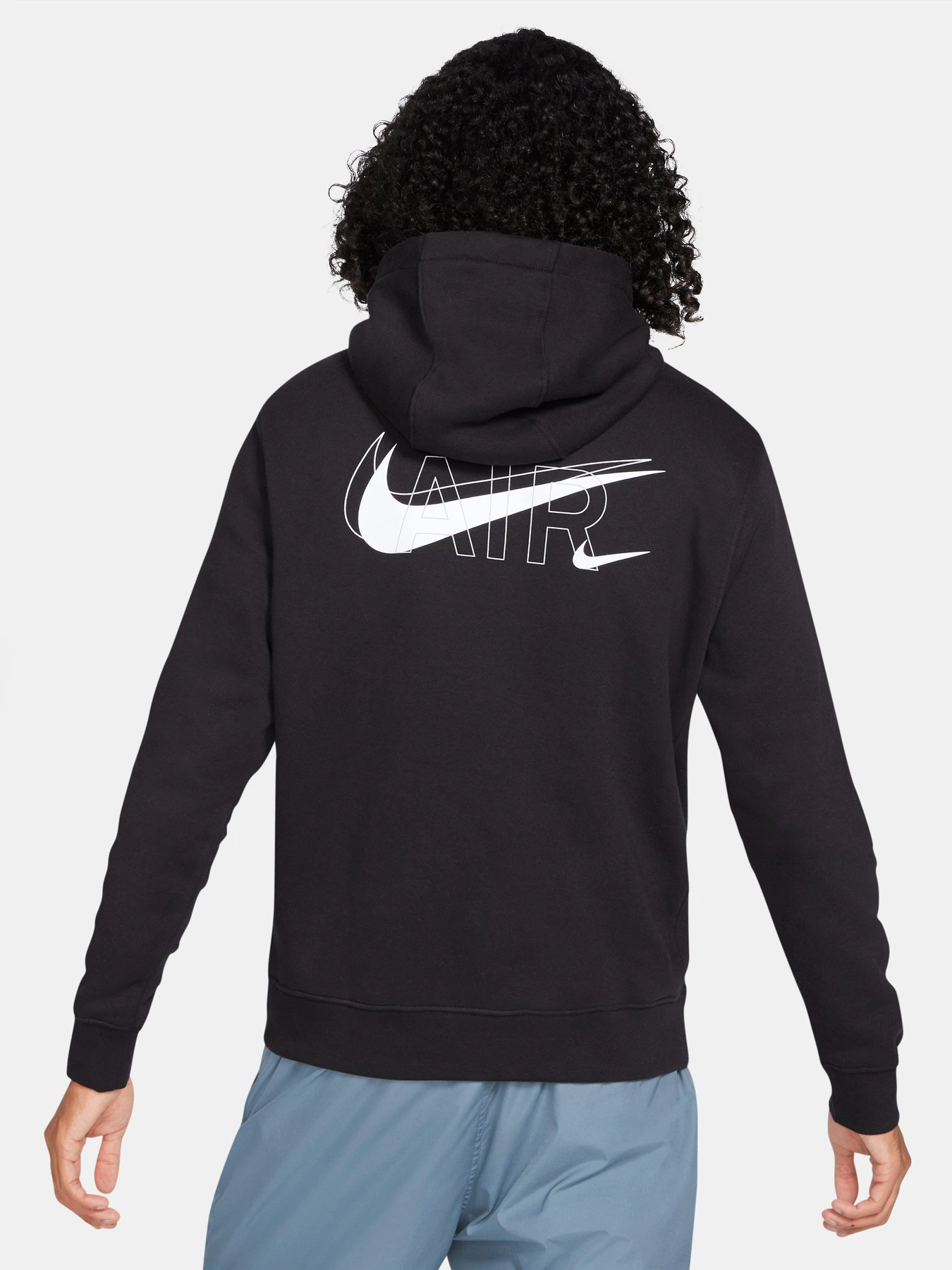 Худі та світшоти NIKE PO Air Print Pack модель DD9694-010 Худі та світшоти NIKE PO Air Print Pack модель DD9694-010 Фото