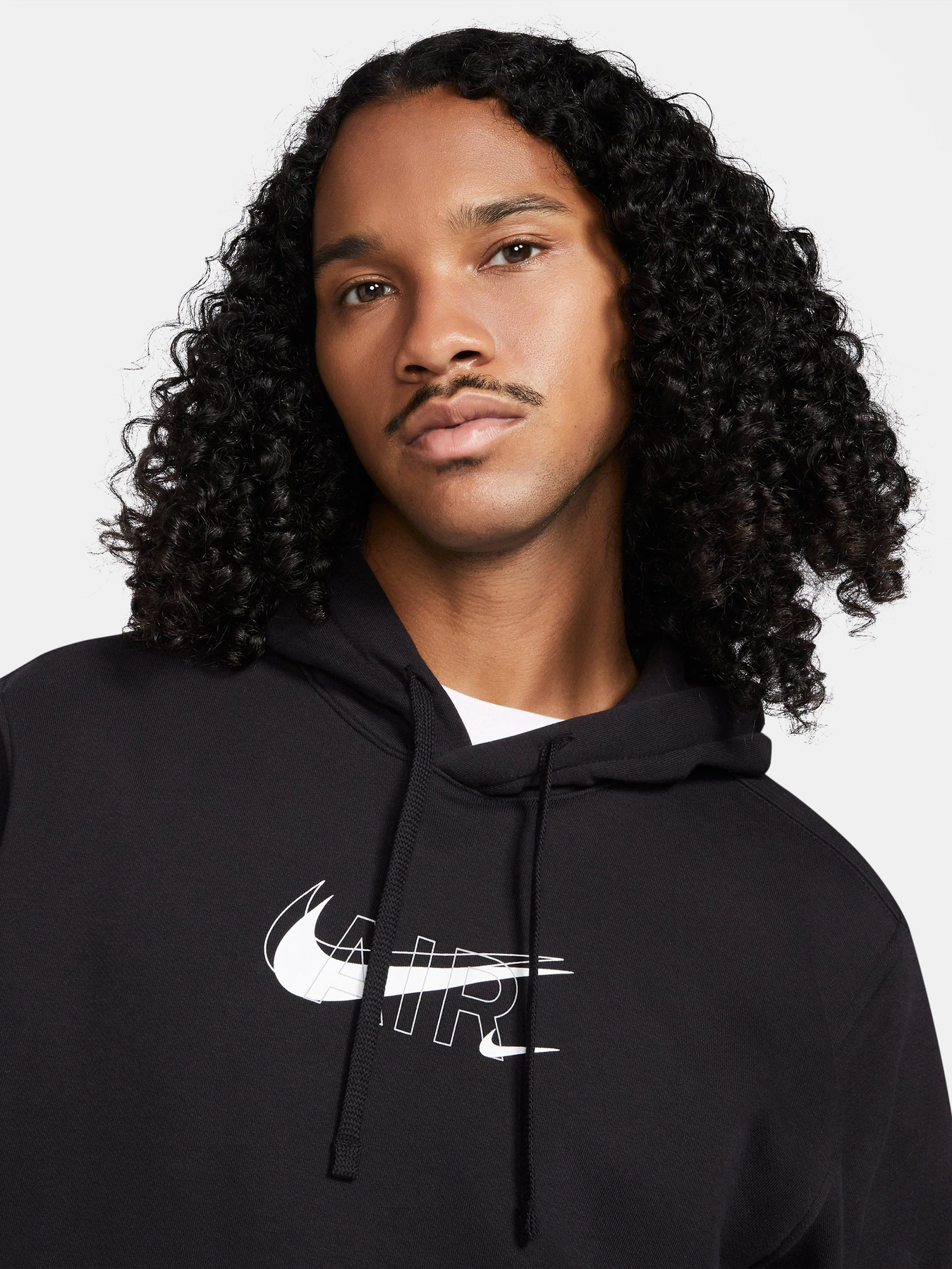 Худі та світшоти NIKE PO Air Print Pack модель DD9694-010 Худі та світшоти NIKE PO Air Print Pack модель DD9694-010 Фото