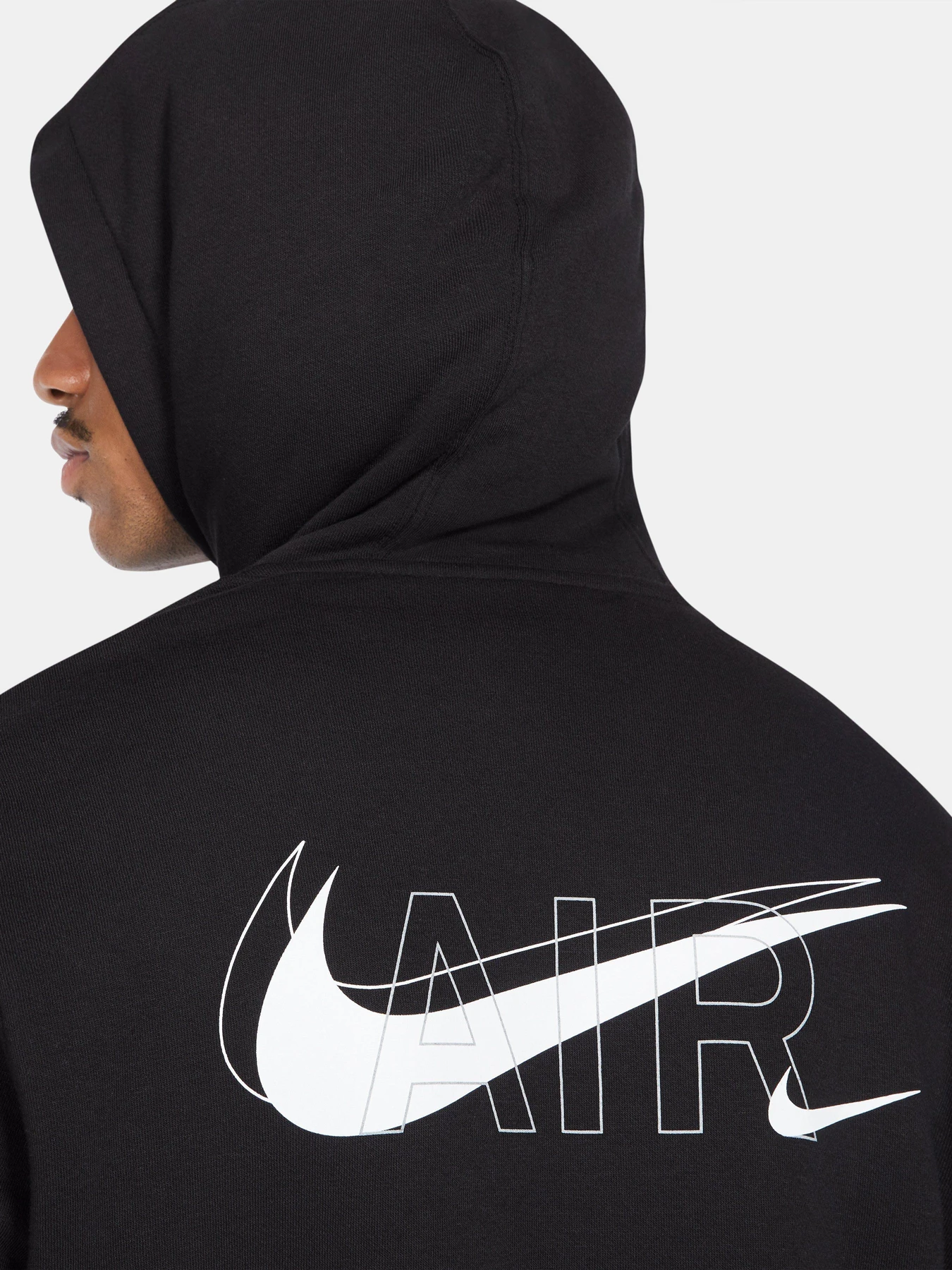 Худі та світшоти NIKE PO Air Print Pack модель DD9694-010 Худі та світшоти NIKE PO Air Print Pack модель DD9694-010 Фото