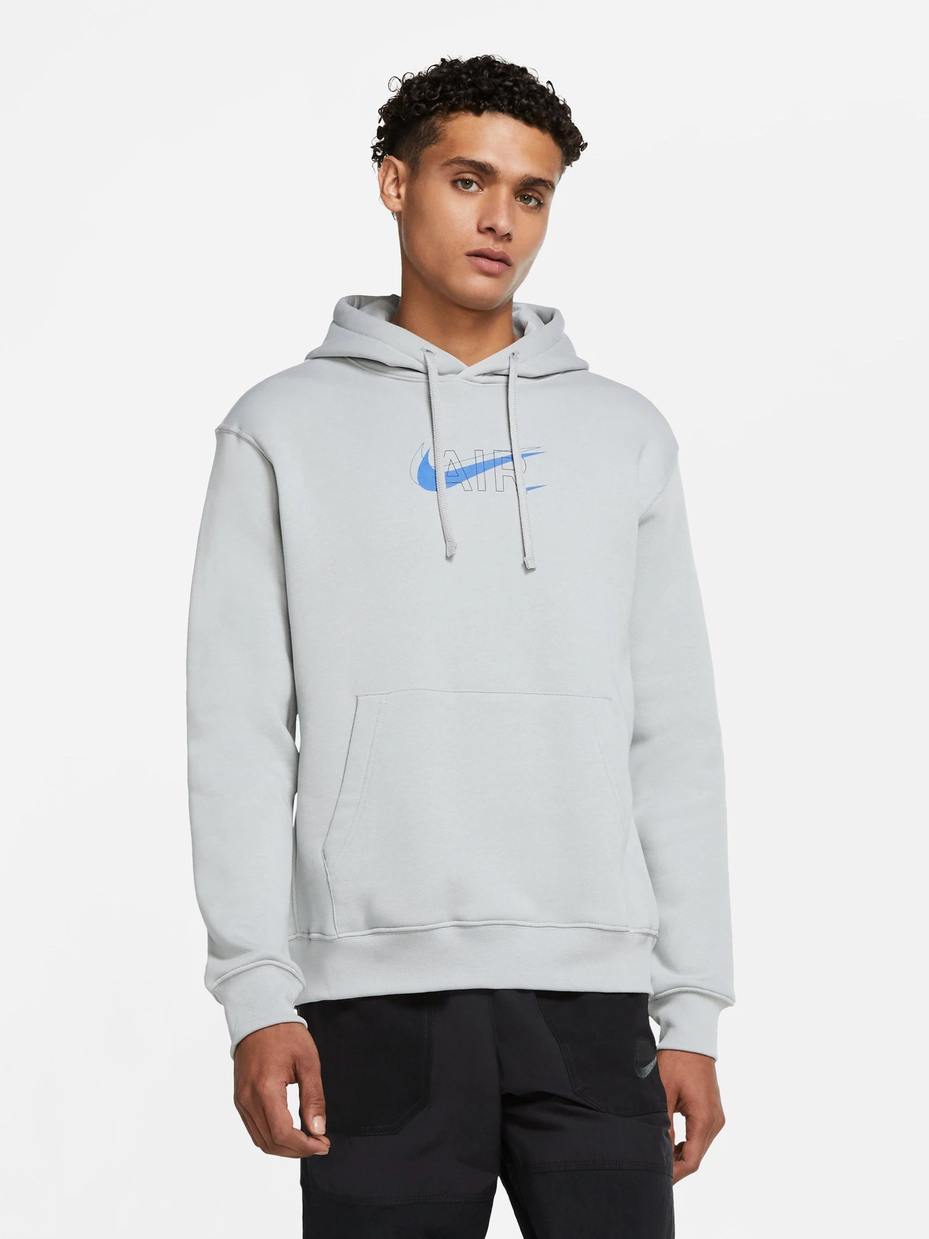 Худі та світшоти NIKE PO Air Print Pack модель DD9694-077 Худі та світшоти NIKE PO Air Print Pack модель DD9694-077 Фото