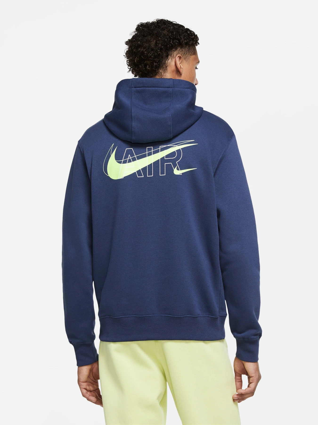 Худі та світшоти NIKE PO Air Print Pack модель DD9694-410 Худі та світшоти NIKE PO Air Print Pack модель DD9694-410 Фото