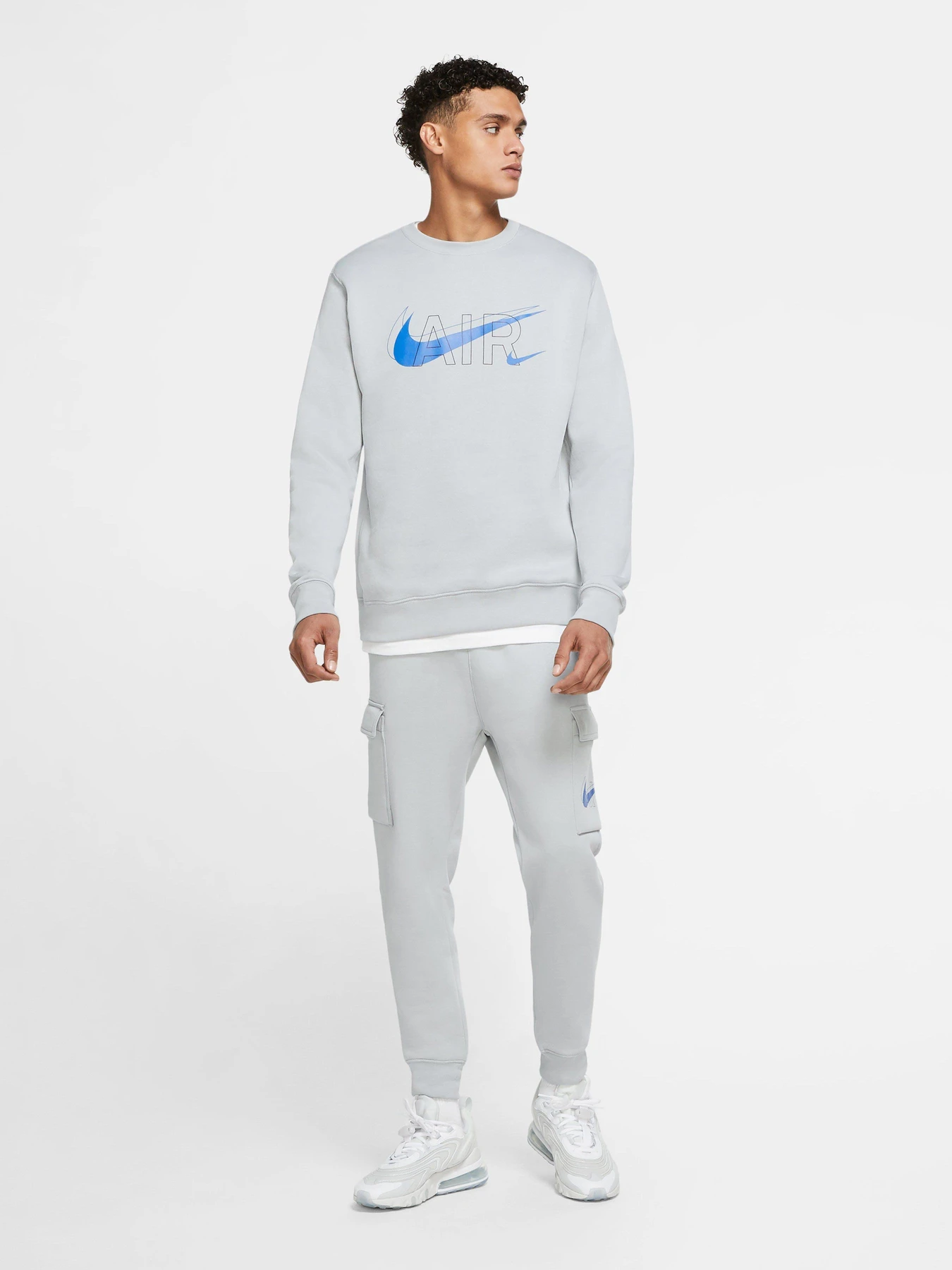 Худі та світшоти NIKE M NSW CREW PRNT PACK BB модель DD9699-077 Худі та світшоти NIKE M NSW CREW PRNT PACK BB модель DD9699-077 Фото