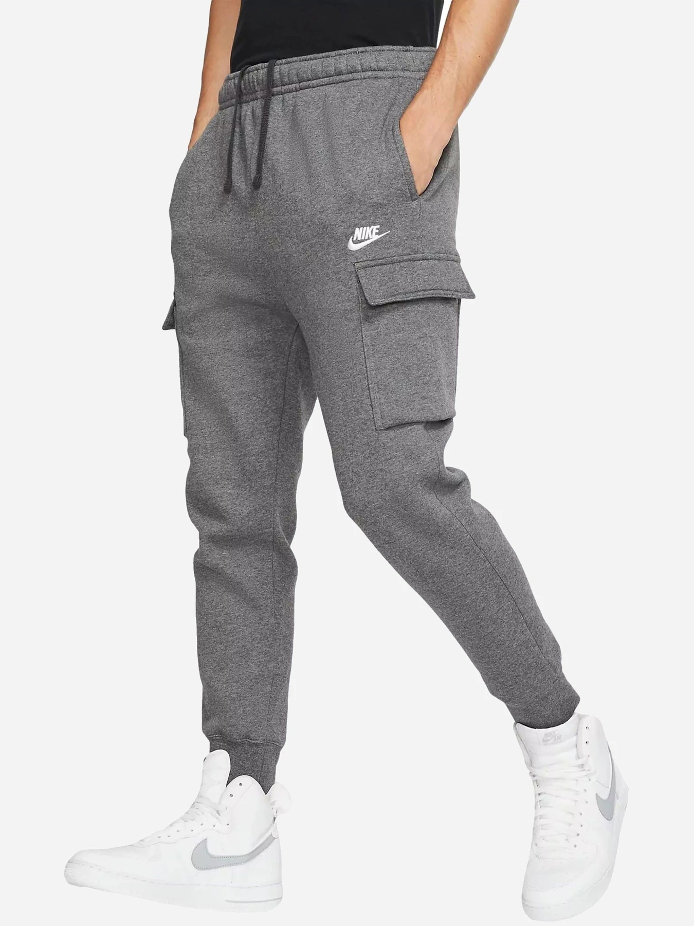 Брюки NIKE Sportswear Club Fleece модель CD3129-071 Брюки NIKE Sportswear Club Fleece модель CD3129-071 Фото