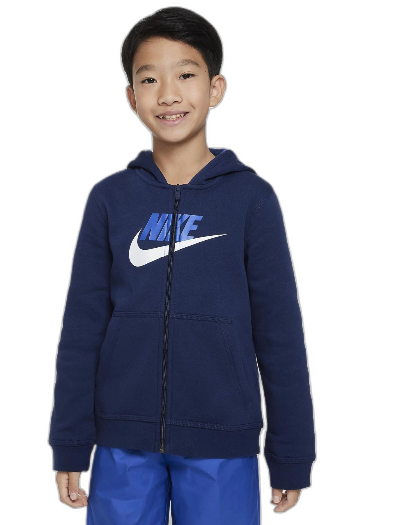 Худі та світшоти NIKE Club+ Fleece HBR модель DX5083-410 Худі та світшоти NIKE Club+ Fleece HBR модель DX5083-410 Фото
