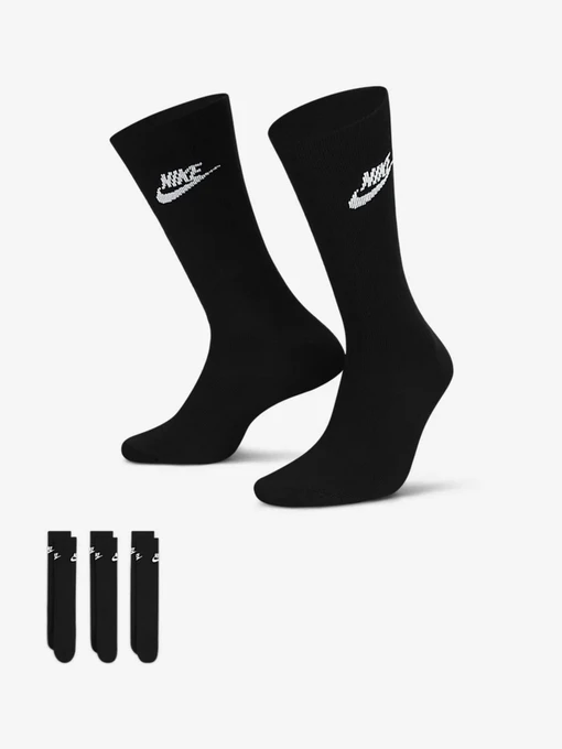 NIKE NIKE SPORTSWEAR EVERYDAY ESSEN Набір шкарпеток колір чорний фото 2