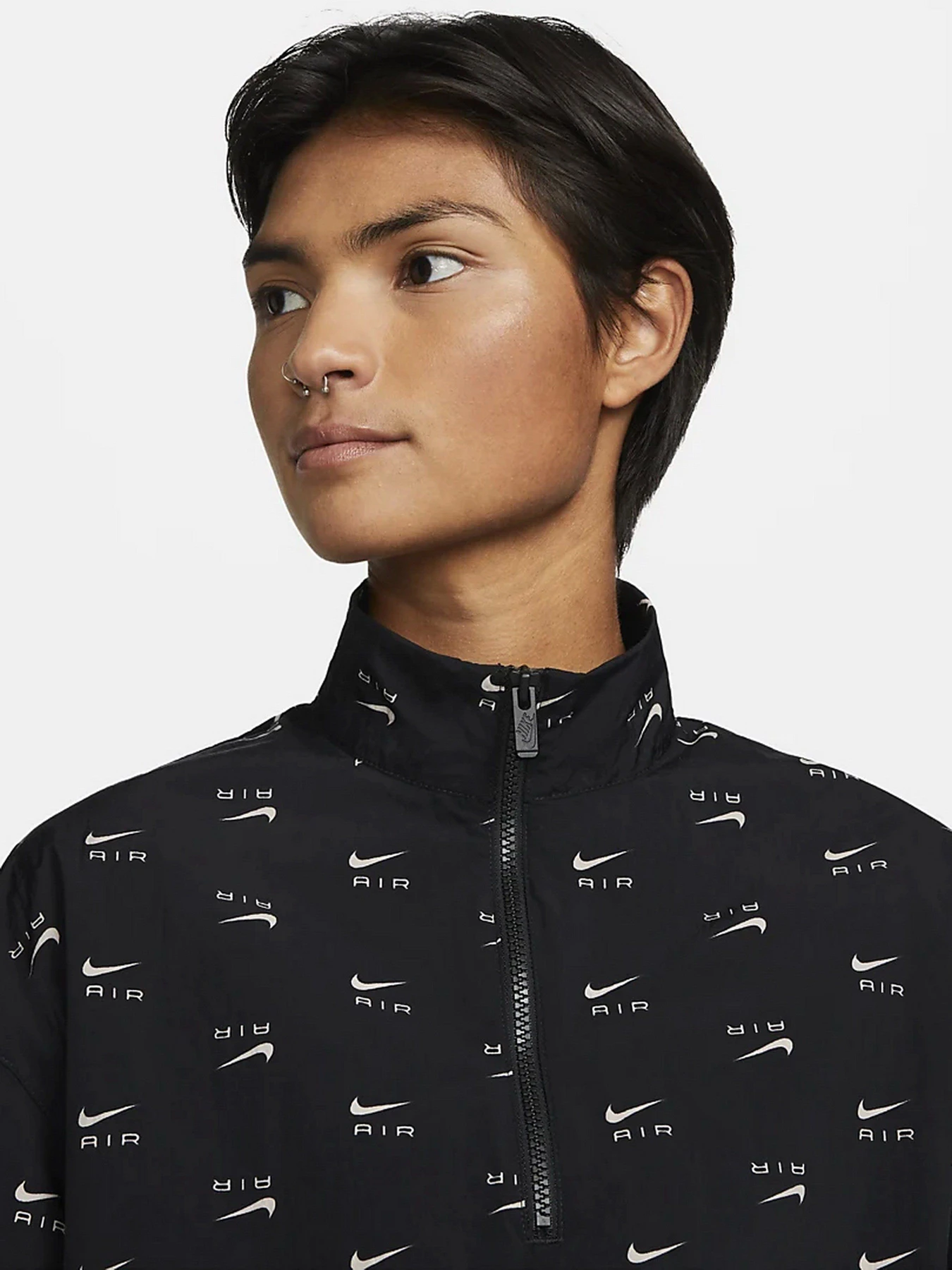 Худи и свитшоты NIKE Air Quarter-Zip модель DV8066-010 Худи и свитшоты NIKE Air Quarter-Zip модель DV8066-010 Фото